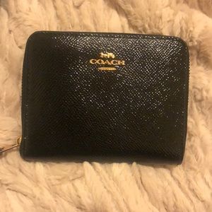 Coach black wallet